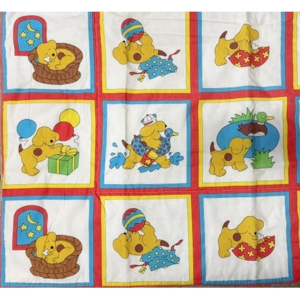 Spot the Dog baby blanket, Red, Blue